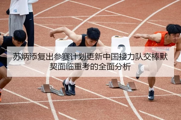 苏炳添复出参赛计划更新中国接力队交棒默契面临重考的全面分析