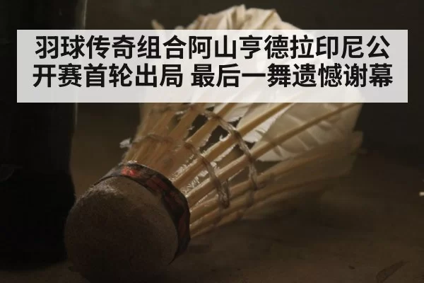 羽球传奇组合阿山亨德拉印尼公开赛首轮出局 最后一舞遗憾谢幕